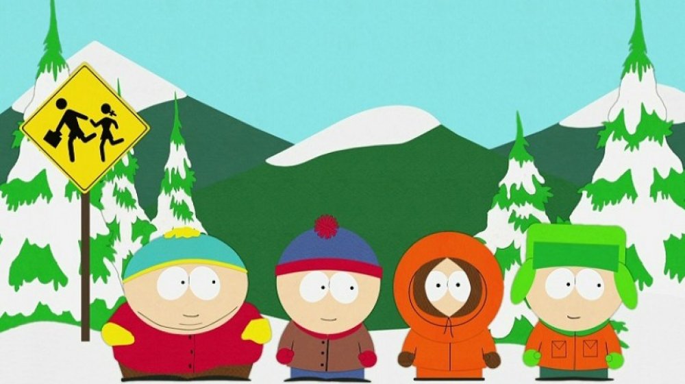 The animated cast of South Park