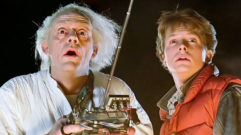 Michael J. Fox and Christopher Lloyd
