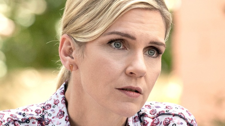 Rhea Seehorn looking concerned as Kim