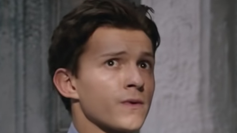 Tom Holland as Spider-Man in Spider-Man: No Way Home