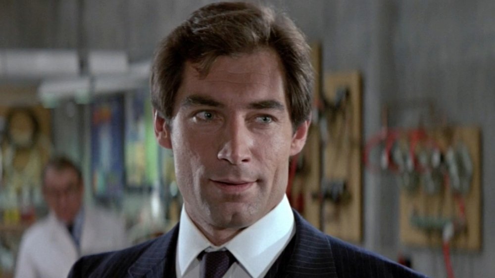 Timothy Dalton as James Bond in The Living Daylights