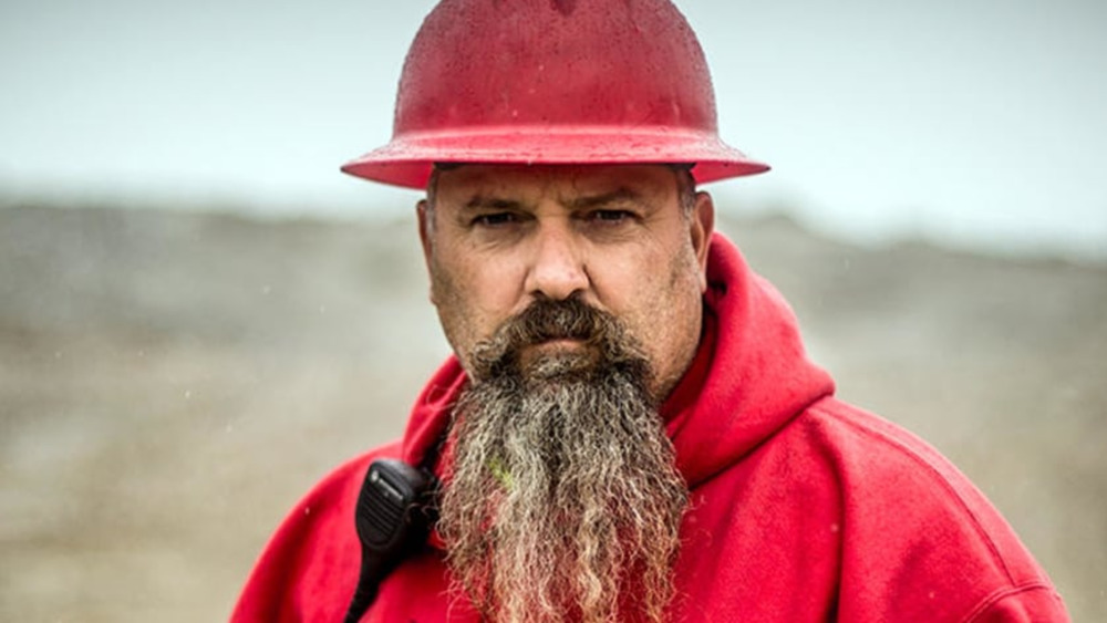 Todd Hoffman wearing red hardhat