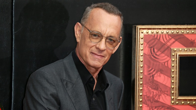 Tom Hanks grinning