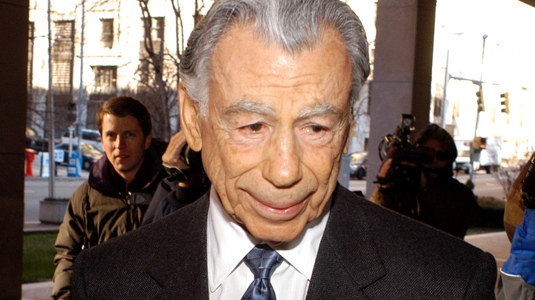 Kirk Kerkorian looking glum