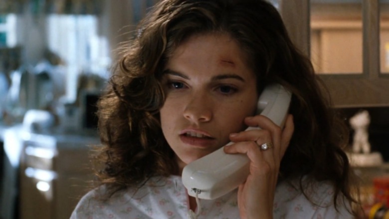 Heather Langenkamp on the phone