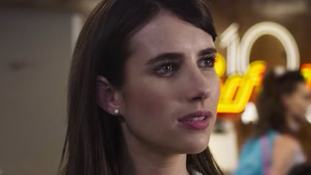 Emma Roberts in close-up AHS:1984