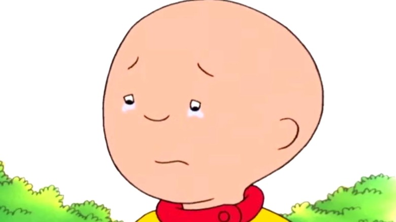 Caillou about to cry