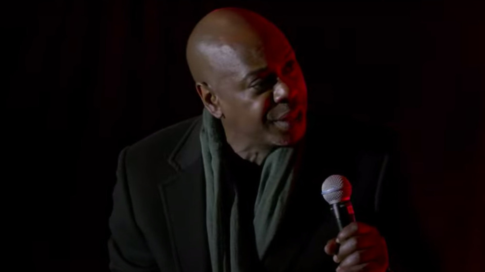 Dave Chappelle doing stand-up