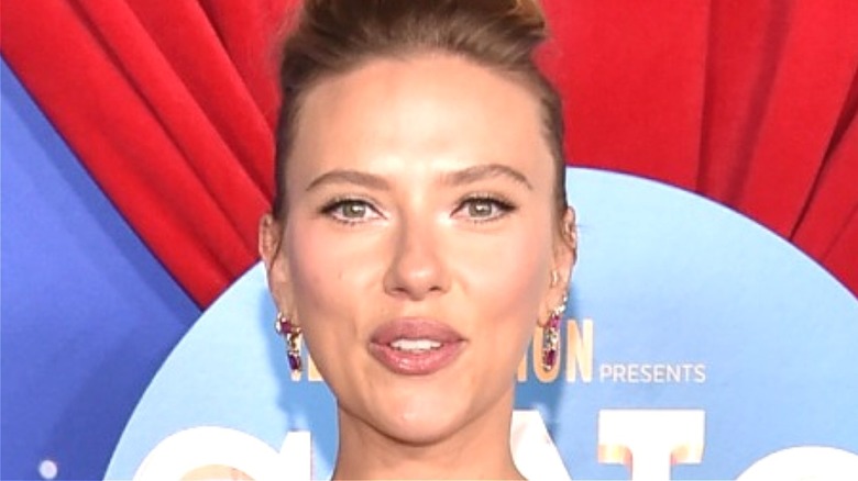 Scarlett Johansson smiling