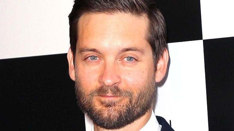 Tobey Maguire smiling