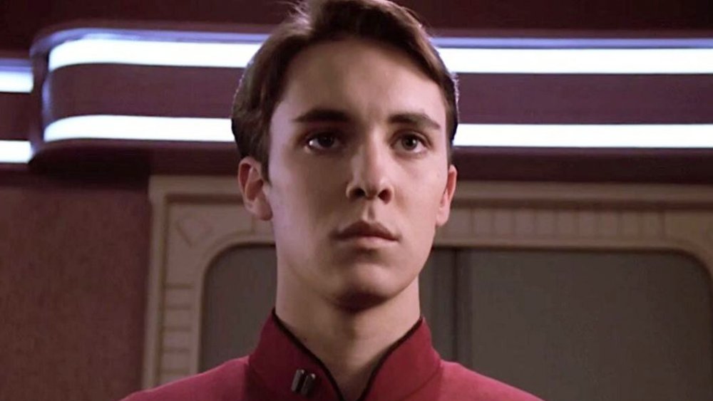 Wil Wheaton as Wesley Crusher on Star Trek: The Next Generation