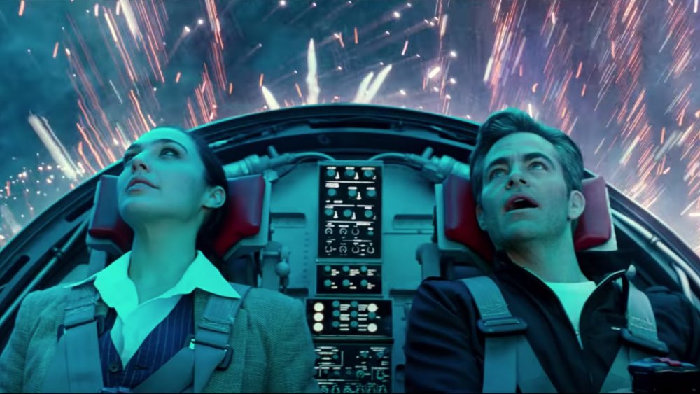 Gal Gadot and Chris Pine in Wonder Woman 1984