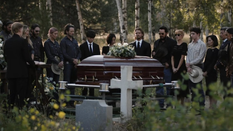 John Dutton's funeral on "Yellowstone" (2018-2024)