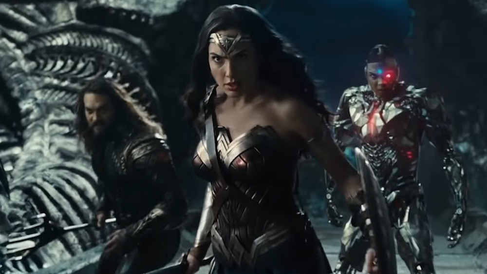 Aquaman, Wonder Woman, Cyborg in Zack Snyder's Justice League