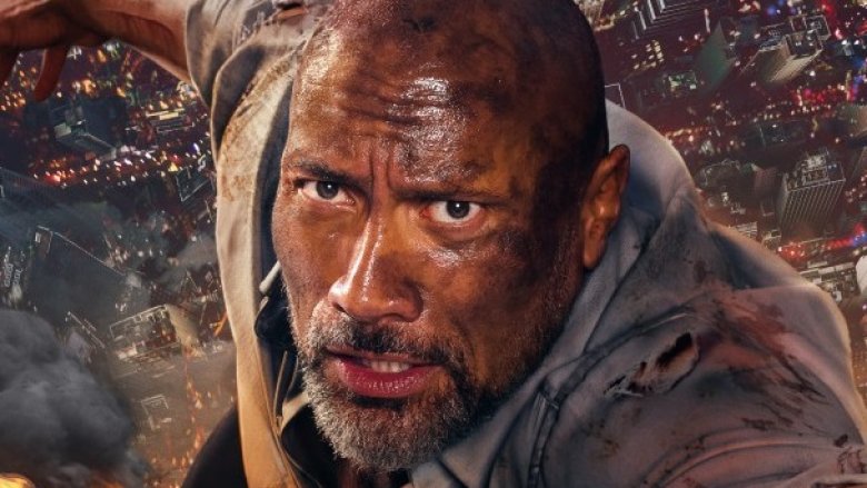 Dwayne Johnson in Skyscraper