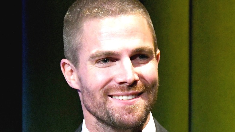 Stephen Amell smiling