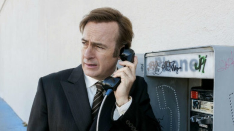 Saul Goodman on phone