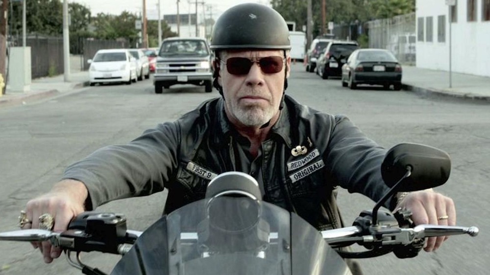 Ron Perlman as Clay Morrow on Sons of Anarchy