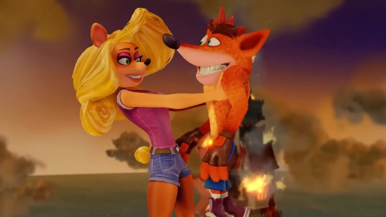 Tawna and Crash embracing