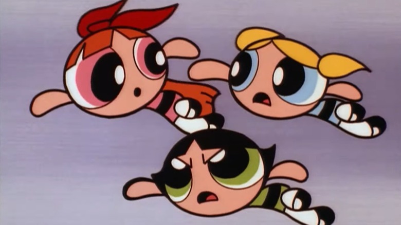 Powerpuff Girls in flght