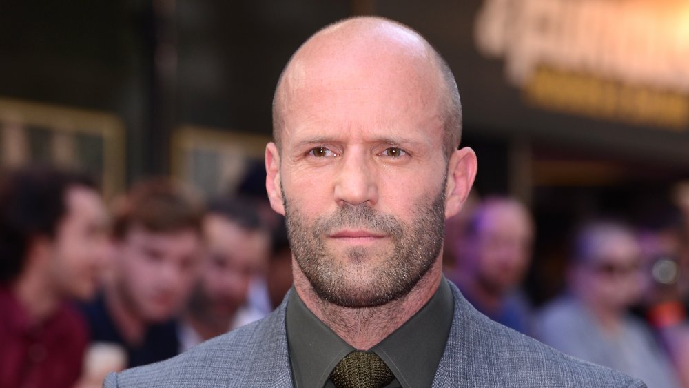 Jason Statham at the red carpet for Hobbs and Shaw