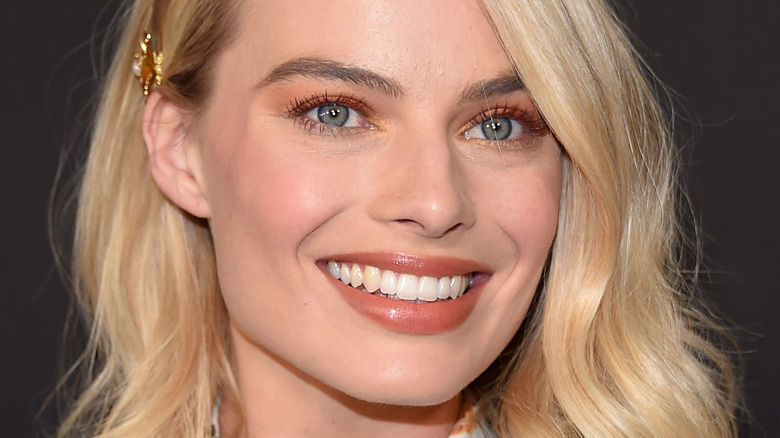 Close-up of Margot Robbie