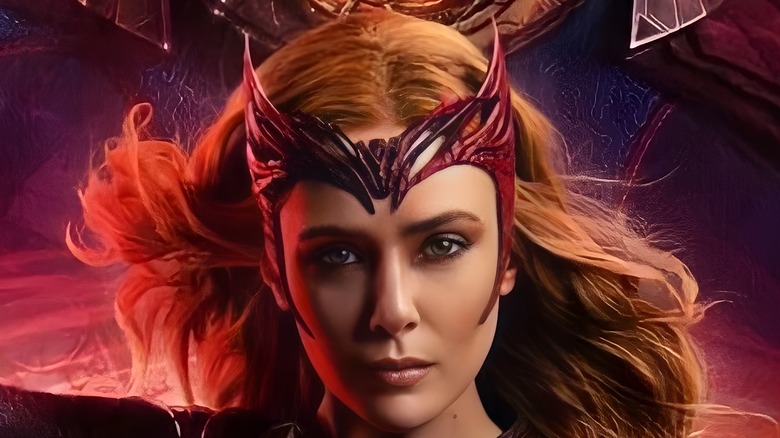 Scarlet Witch wears crown