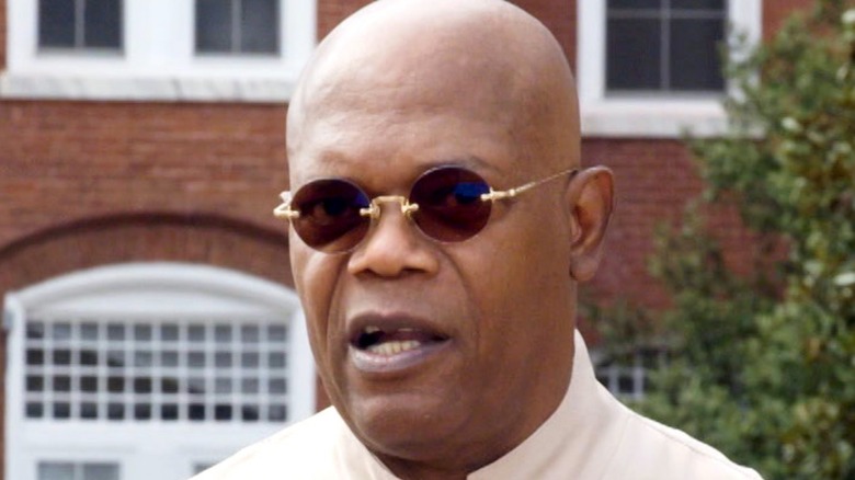 Samuel L. Jackson wearing sunglasses