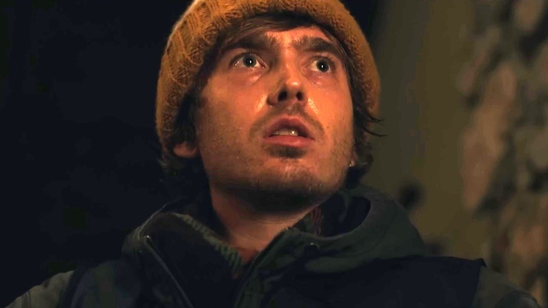 Bryan looking concerned in the Resident Evil trailer