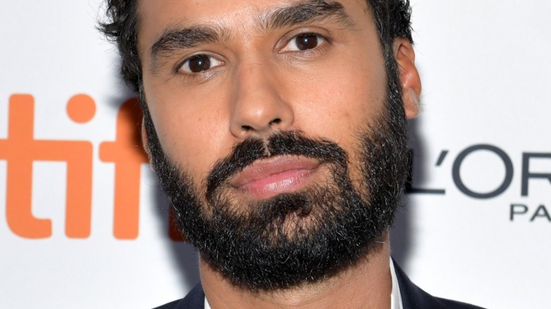 Kunal Nayyar looking serious