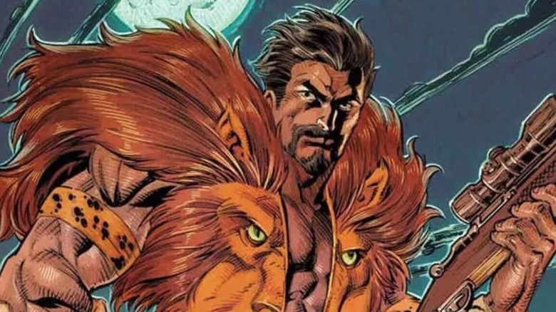 Kraven the Hunter looking to the side
