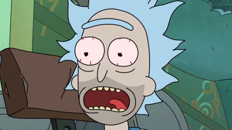 Rick yelling