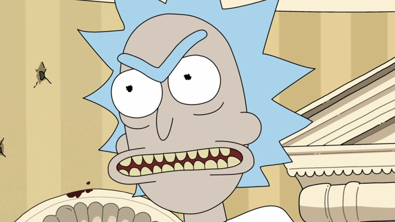 Rick yelling 