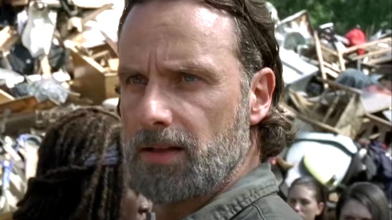 Rick Grimes looking determined