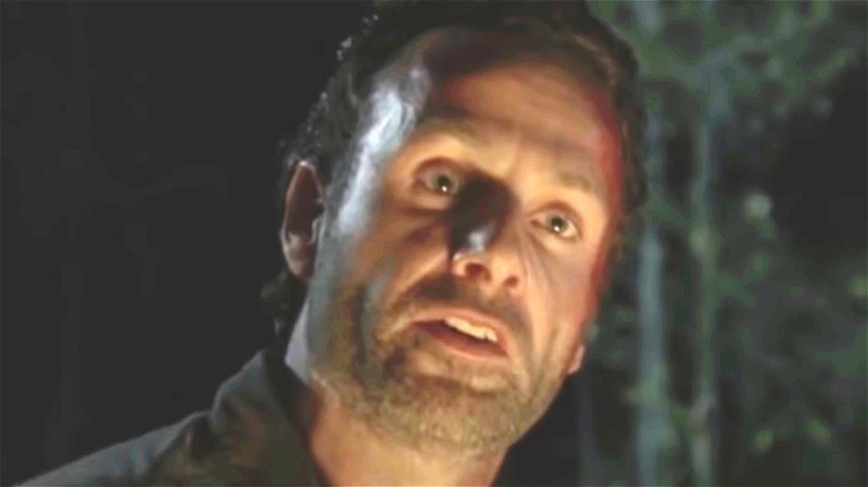 Andrew Lincoln as Rick Grimes on The Walking Dead