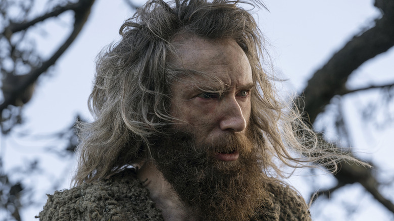 The Stranger looking disturbed