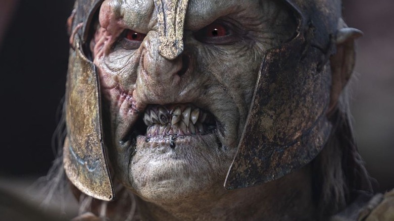 Angry Orc glaring