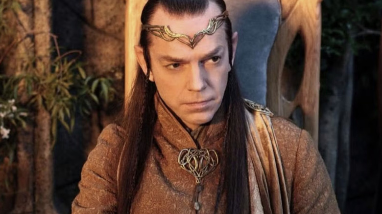 Elrond presides over his council in "The Lord of the Rings: The Fellowship of the Ring" (2001)