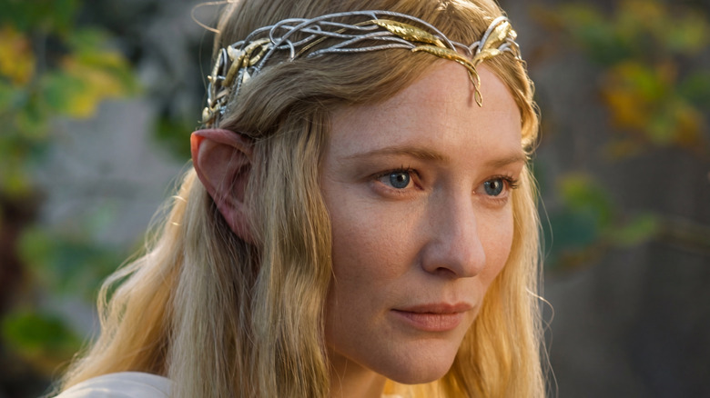 Galadriel wearing crown