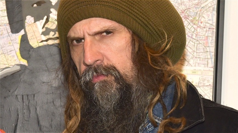 Rob Zombie wearing a beanie