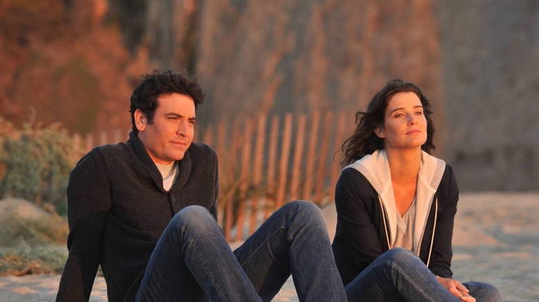 Ted and Robin on the beach
