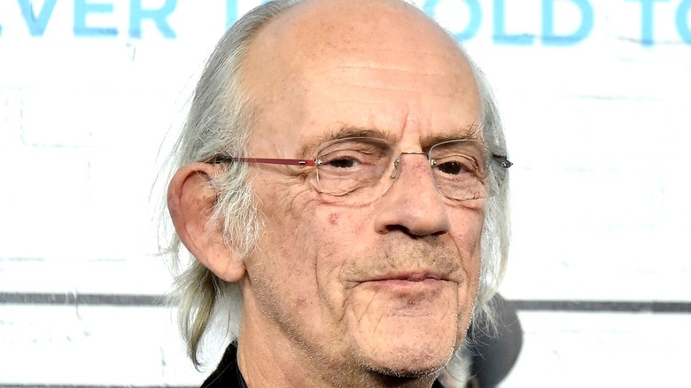 Christopher Lloyd looking sober