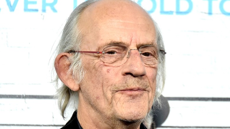 Christopher Lloyd looking sober