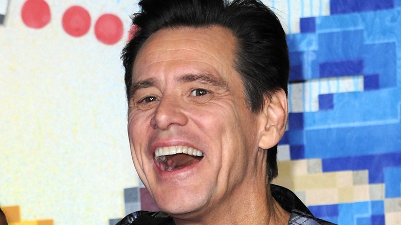 Jim Carrey smiling