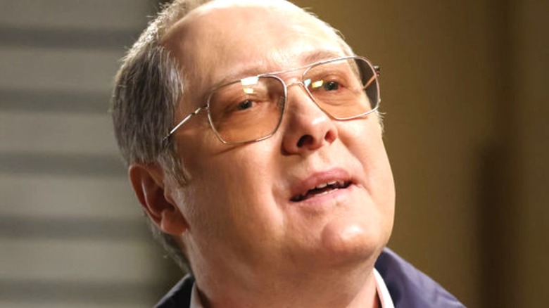 Raymond Reddington wearing sunglasses