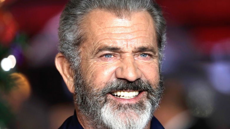 Mel Gibson smiling