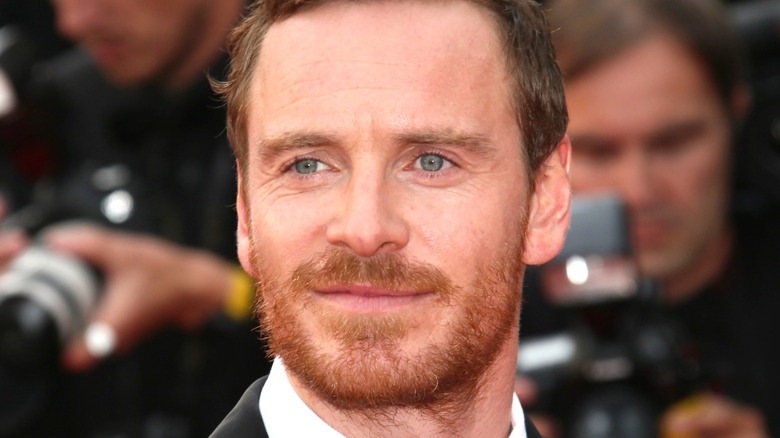 Michael Fassbender smiling