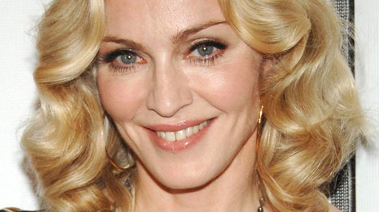 Madonna smiling 