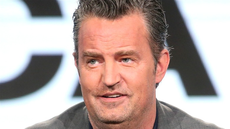 Matthew Perry talking