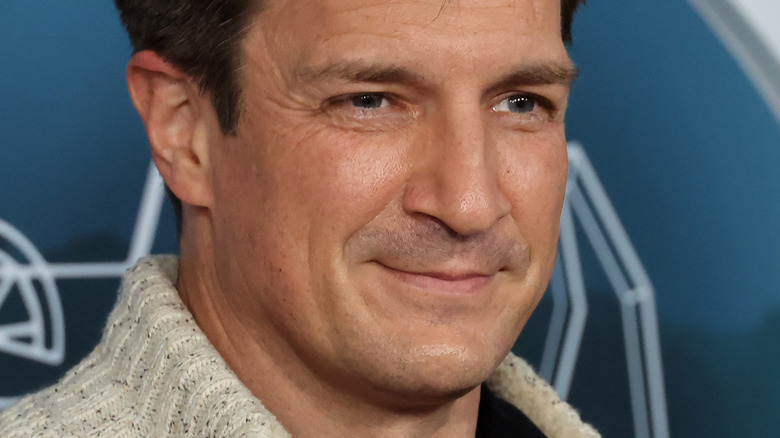 Nathan Fillion smiling